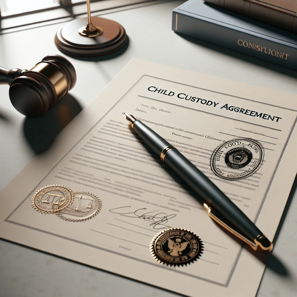 הסכם משמורת ילדים עורך דין גירושין